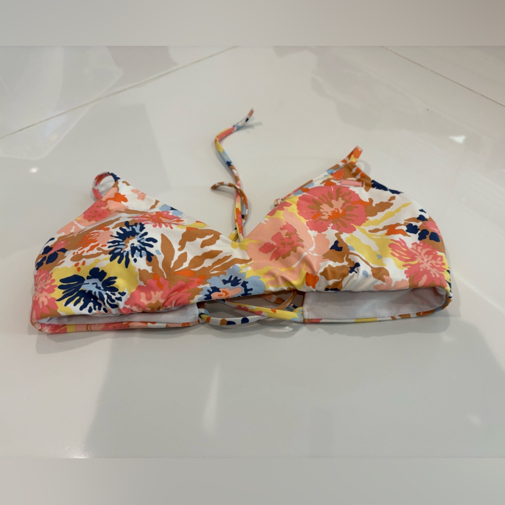 Roxy Multicolor Floral Bikini Top